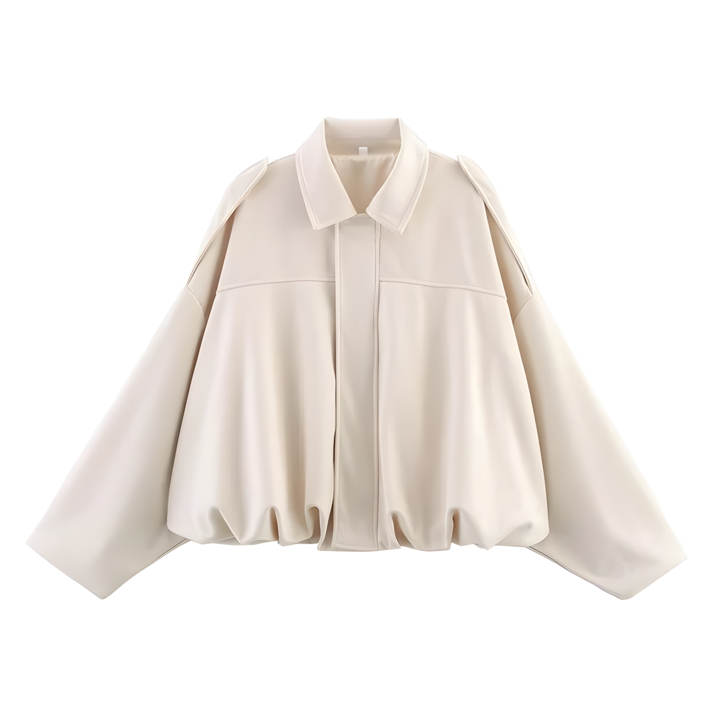 RAFZNB Women's Suede Cropped Bomber Jacket